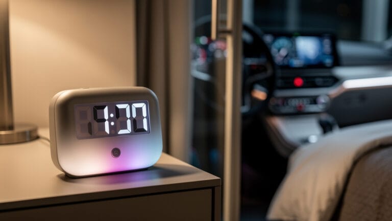 la crosse technology digital color changing deep sleep alarm clock
