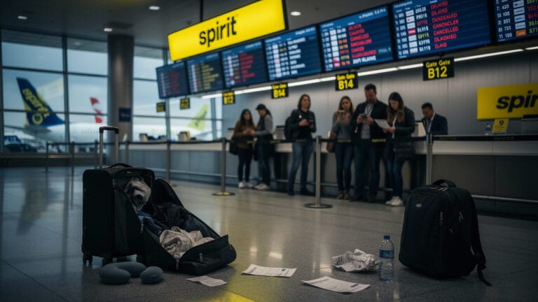 spirit airlines shutdown